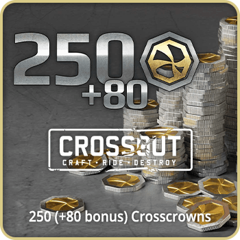 Crossout 250 (+80 bonus) Crosscrowns Gift Card product image