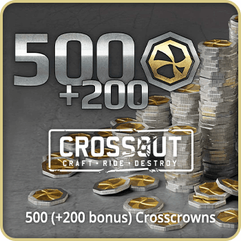 Crossout 500 (+200 bonus) Crosscrowns Gift Card product image
