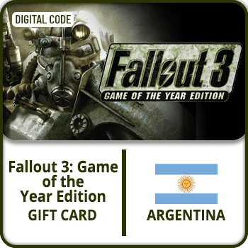 (Argentina) Fallout 3 Game of the Year Edition Gift Card product image