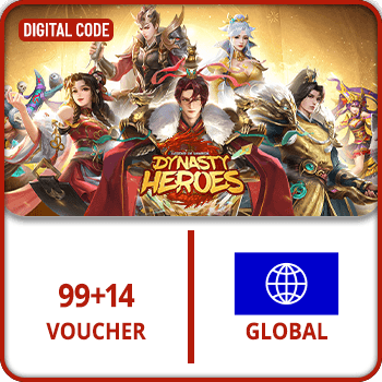 Dynasty Heroes Samkok Legend GLOBAL 99+14 Voucher product image