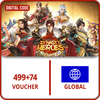 Dynasty Heroes Samkok Legend GLOBAL 499+74 Voucher product image