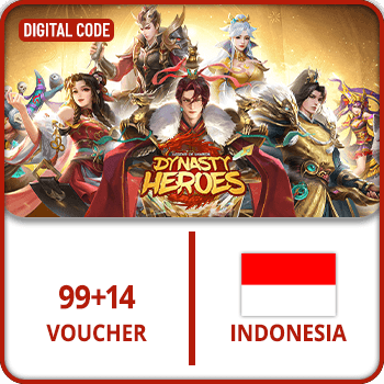 Dynasty Heroes Samkok Legend INDONESIA 99+14 Voucher product image