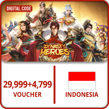 Dynasty Heroes Samkok Legend INDONESIA 29999+4799 Voucher product image