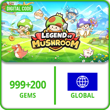 Legend of Mushroom Rush - SEA GLOBAL 999+200 Gems product image
