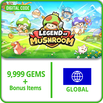 Legend of Mushroom Rush - SEA GLOBAL Bonus Items 9999 product image