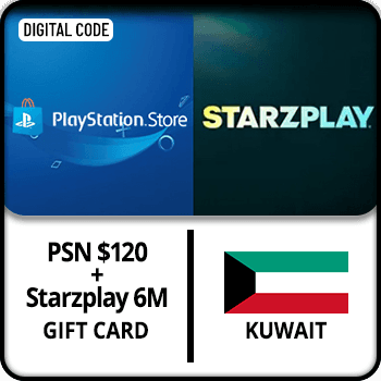 KWT PSN Wallet USD 120+Starzplay 6M Gift Card product image