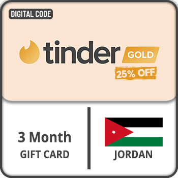 (API) Tinder Gold 3 Month - 25_ OFF(Jordan) Gift Card product image