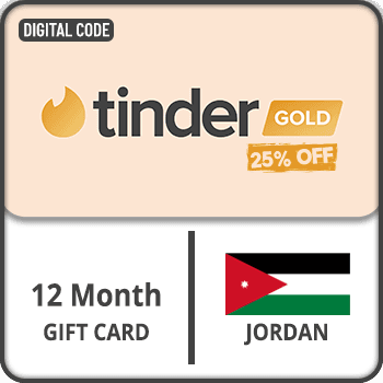 (API) Tinder Gold 12 Month - 25_ OFF(Jordan) Gift Card product image