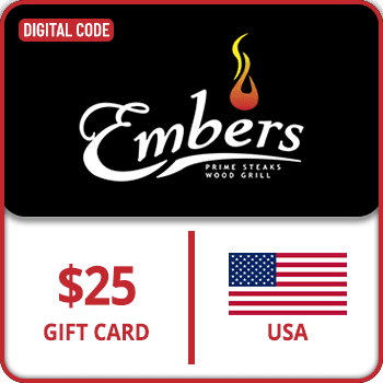Embers Restaurant eGift Gift Card USA 25 USD product image