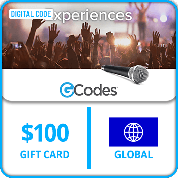 GCodes® Global Experiences USD 100 Gift Card product image