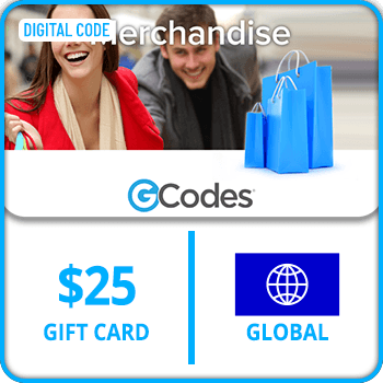 GCodes® Global Merchandise USD 25 Gift Card product image