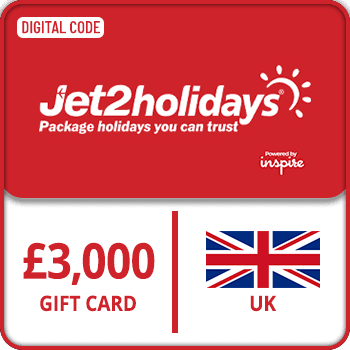 Jet 2 Holidays by Inspire Gift Card UK 3000 GBP product image