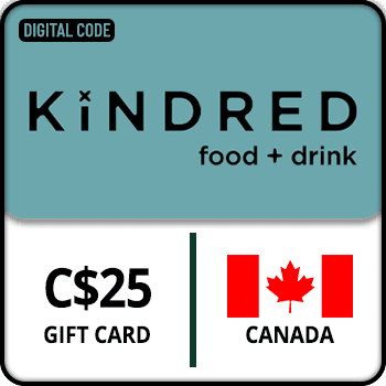 Kindred Food and Drink Gift Card CANADA 25 CAD product image