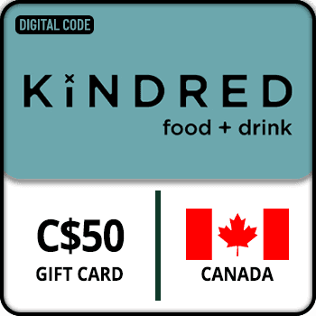 Kindred Food and Drink Gift Card CANADA 50 CAD product image
