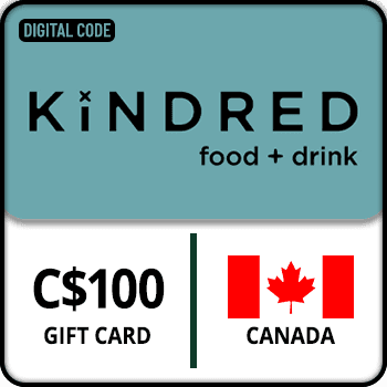 Kindred Food and Drink Gift Card CANADA 100 CAD product image