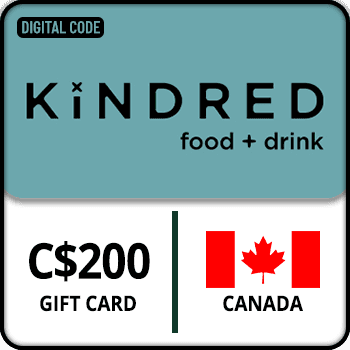 Kindred Food and Drink Gift Card CANADA 200 CAD product image
