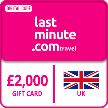 lastminute.com Travel Gift Card UK 2000 GBP product image