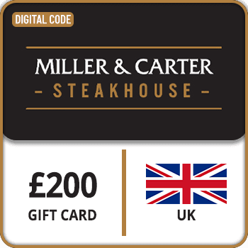 Miller & Carter Steakhouse Gift Card UK 200 GBP product image