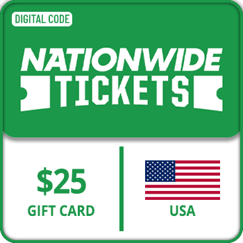 Nationwidetickets.com Gift Card USA 25 USD product image