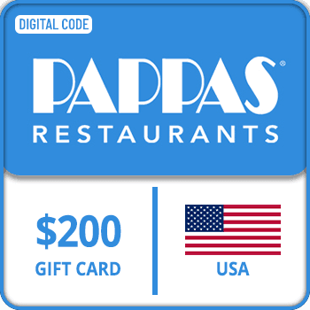 Pappas Restaurants Gift Card USA 200 USD product image