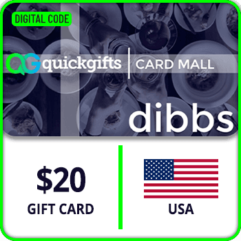QuickGifts Card Mall dibbs USA 20 USD product image