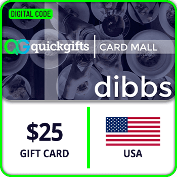 QuickGifts Card Mall dibbs USA 25 USD product image
