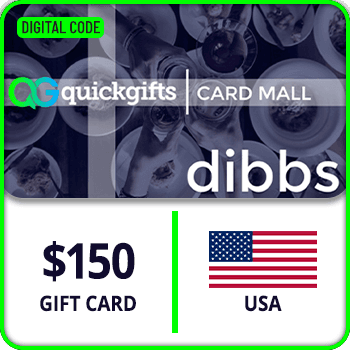 QuickGifts Card Mall dibbs USA 150 USD product image