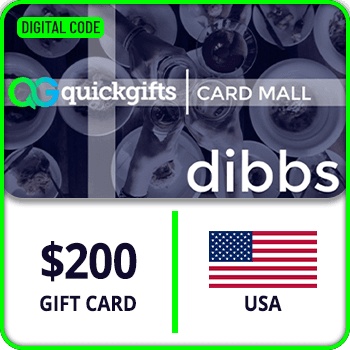 QuickGifts Card Mall dibbs USA 200 USD product image