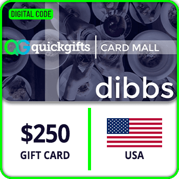 QuickGifts Card Mall dibbs USA 250 USD product image