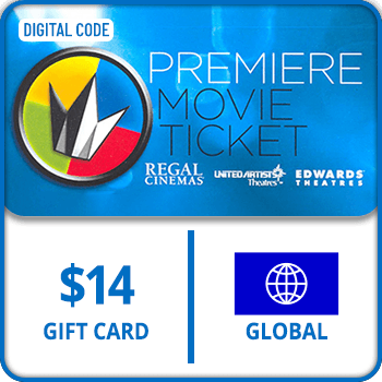 Regal Premiere Ticket Gift Card GLOBAL 14 USD product image