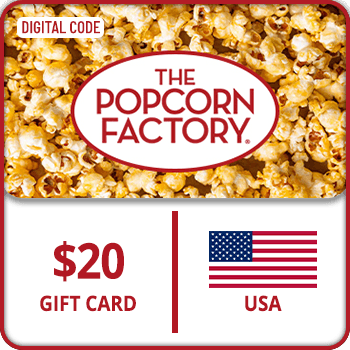 The Popcorn Factory Gift Card US USA 20 USD product image