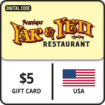 Yak & Yeti Restaurant Gift Card USA 5 USD product image