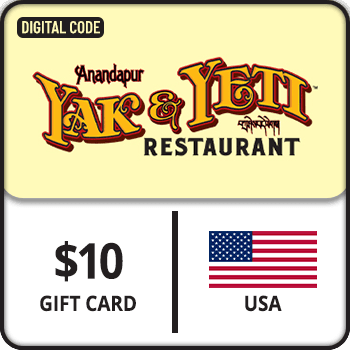 Yak & Yeti Restaurant Gift Card USA 10 USD product image