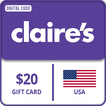 Claire_s Purple Fabulous Gift Card USA 20 USD product image