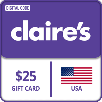 Claire_s Purple Fabulous Gift Card USA 25 USD product image