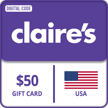 Claire_s Purple Fabulous Gift Card USA 50 USD product image