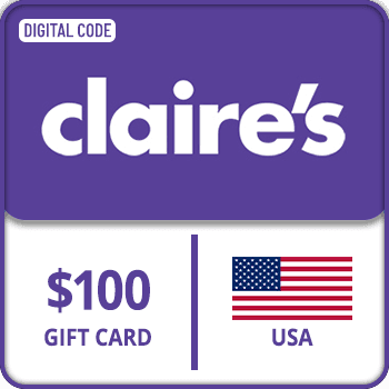 Claire_s Purple Fabulous Gift Card USA 100 USD product image