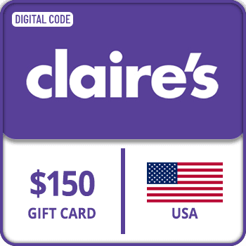 Claire_s Purple Fabulous Gift Card USA 150 USD product image
