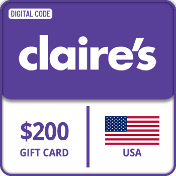 Claire_s Purple Fabulous Gift Card USA 200 USD product image