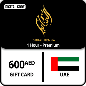 Dubai Henna Gift Card UAE 1 Hour Premium 600 AED product image