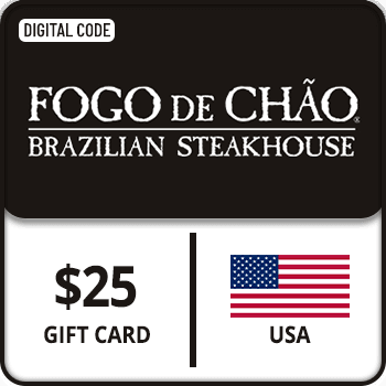 Fogo de Chão Brazilian Gift Card USA 25 USD product image