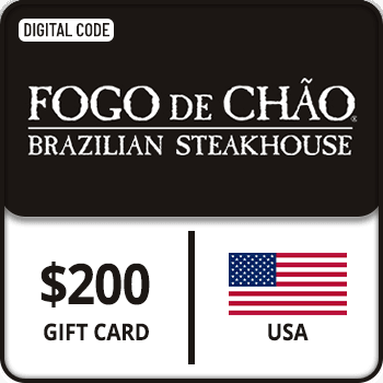 Fogo de Chão Brazilian Gift Card USA 200 USD product image