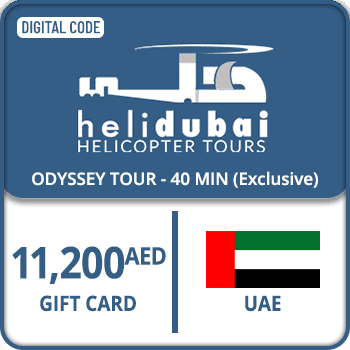 Heli Dubai Gift Card UAE ODYSSEY TOUR - 40 MIN (Exclusive) 11200 AED product image