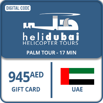 Heli Dubai Gift Card UAE PALM TOUR - 17 MIN 945 AED product image