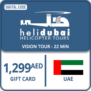 Heli Dubai Gift Card UAE VISION TOUR - 22 MIN 1299 AED product image