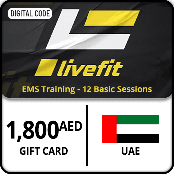 Live Fit UAE EMS Training Gift Card - 12 Basic Sessions 1800 AED product image