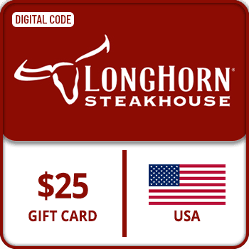 Longhorn Steakhouse Gift Card USA 25 USD product image