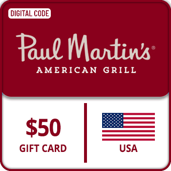 Paul Martin_s American Grill Gift Card USA 50 USD product image