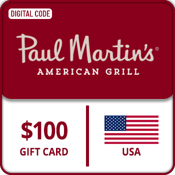 Paul Martin_s American Grill Gift Card USA 100 USD product image
