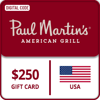 Paul Martin_s American Grill Gift Card USA 250 USD product image